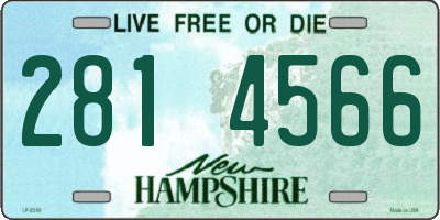 NH license plate 2814566