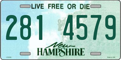NH license plate 2814579