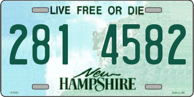 NH license plate 2814582
