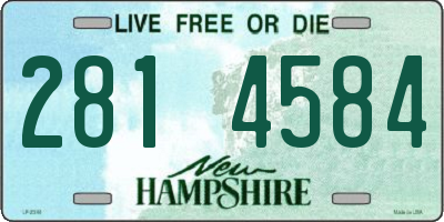 NH license plate 2814584