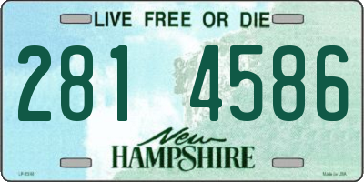 NH license plate 2814586
