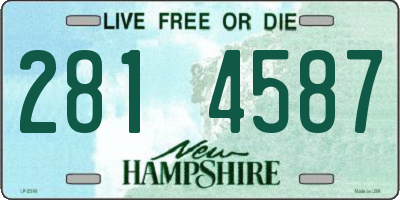 NH license plate 2814587