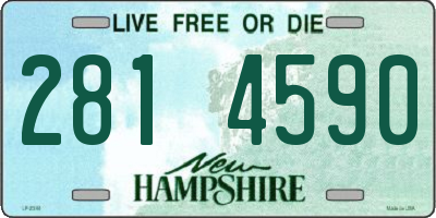 NH license plate 2814590