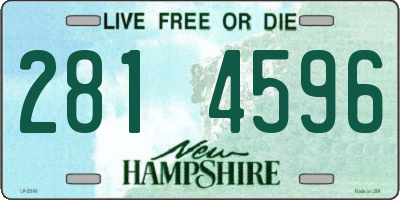 NH license plate 2814596