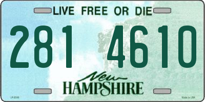 NH license plate 2814610