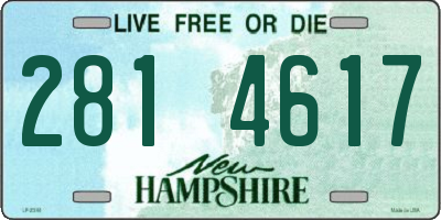 NH license plate 2814617