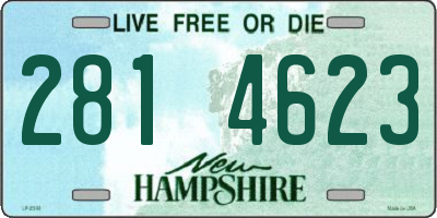 NH license plate 2814623