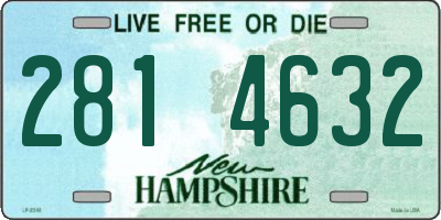 NH license plate 2814632