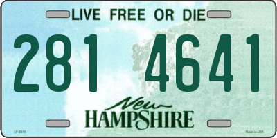 NH license plate 2814641