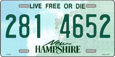 NH license plate 2814652