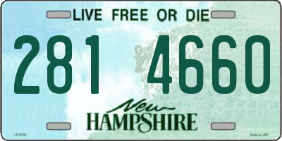 NH license plate 2814660