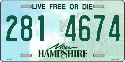 NH license plate 2814674