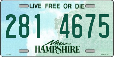 NH license plate 2814675