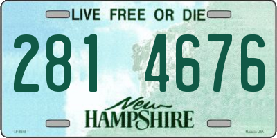 NH license plate 2814676