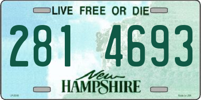NH license plate 2814693