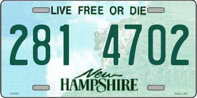 NH license plate 2814702