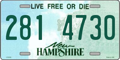 NH license plate 2814730