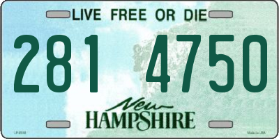 NH license plate 2814750