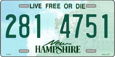 NH license plate 2814751