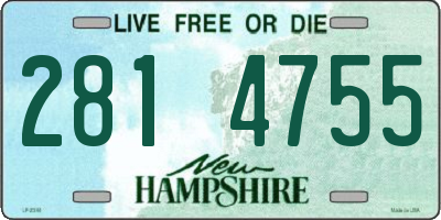 NH license plate 2814755