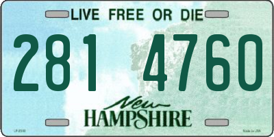 NH license plate 2814760