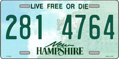 NH license plate 2814764