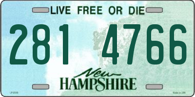 NH license plate 2814766