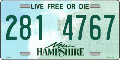 NH license plate 2814767