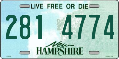 NH license plate 2814774