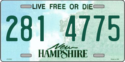 NH license plate 2814775