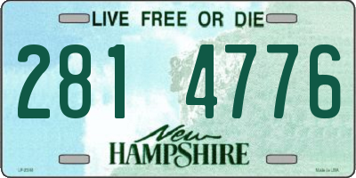 NH license plate 2814776