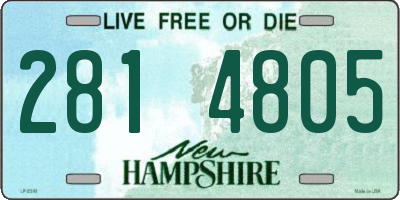NH license plate 2814805