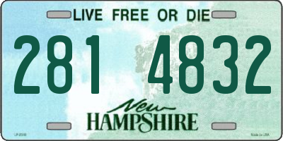 NH license plate 2814832