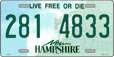 NH license plate 2814833