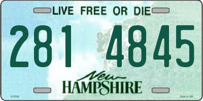 NH license plate 2814845