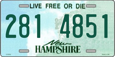 NH license plate 2814851