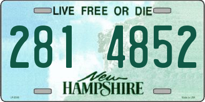 NH license plate 2814852