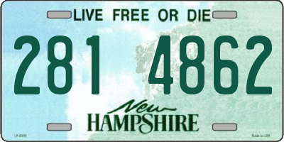 NH license plate 2814862