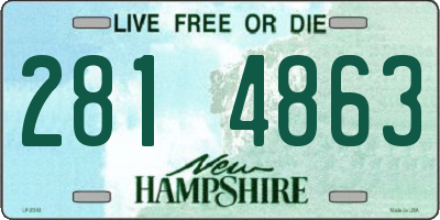 NH license plate 2814863
