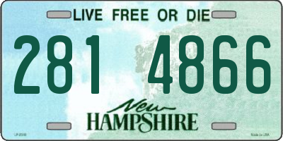 NH license plate 2814866