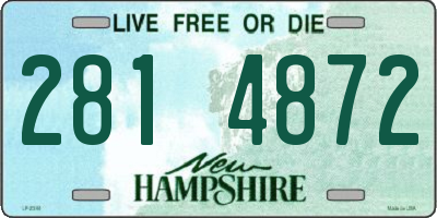 NH license plate 2814872