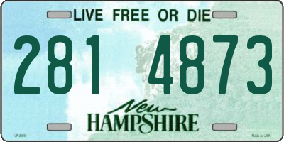 NH license plate 2814873