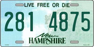 NH license plate 2814875