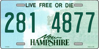 NH license plate 2814877