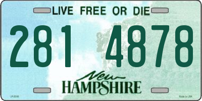 NH license plate 2814878