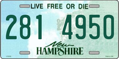 NH license plate 2814950