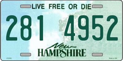 NH license plate 2814952