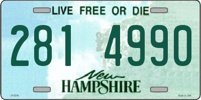 NH license plate 2814990