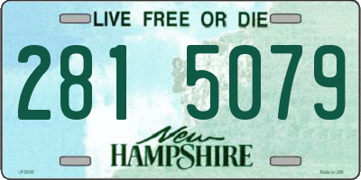 NH license plate 2815079