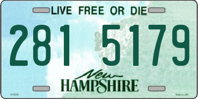 NH license plate 2815179